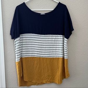 Egy California Colorblock Short Sleeve T Shirt